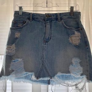 Denim skirt